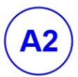 42A17-A2 - Aspen Dental SI Stamp - A2 - Blue Ink